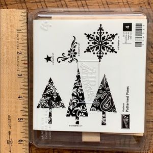 Stampin Up! Patterned Pines Stamps. New